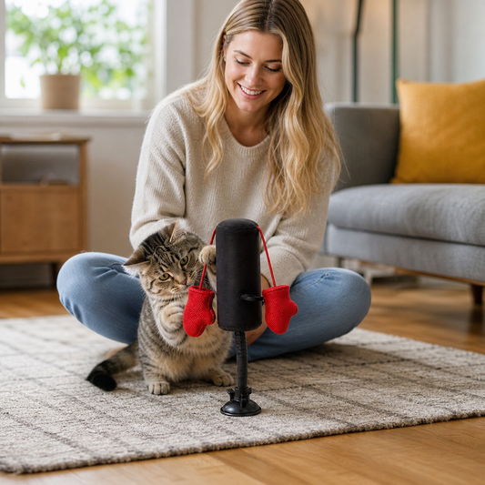 Interactive Cat Punching Bag Toy