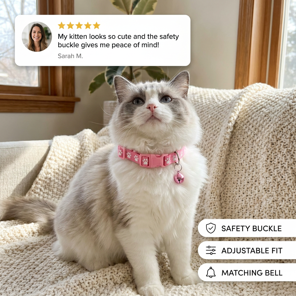 Fashion Pet Cat Collar