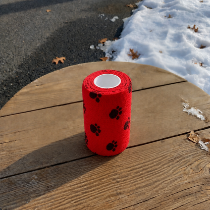 Self-Adhesive Pet Bandage Wrap for Hot Pavement & Snow Protection