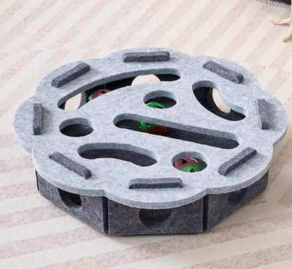 Interactive Cat Puzzle Felt Box Toy