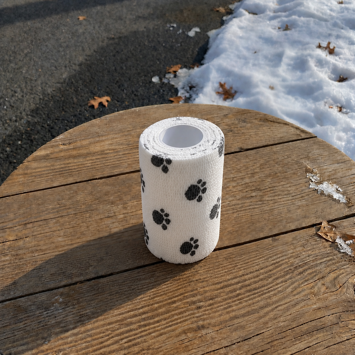 Self-Adhesive Pet Bandage Wrap for Hot Pavement & Snow Protection