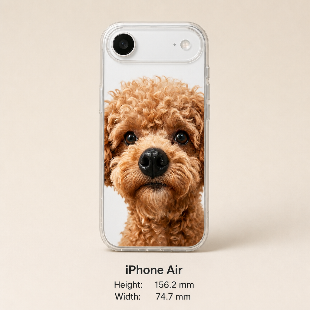 Personalized Pet Photo Phone Case with 3D Squeezable Nose