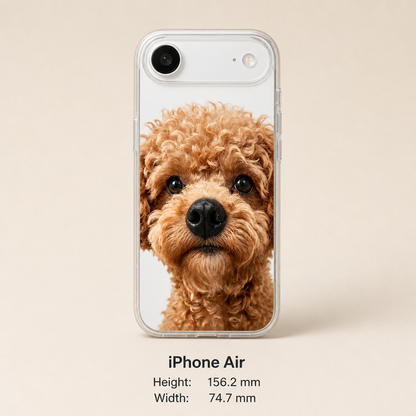 Personalized Pet Photo Phone Case with 3D Squeezable Nose