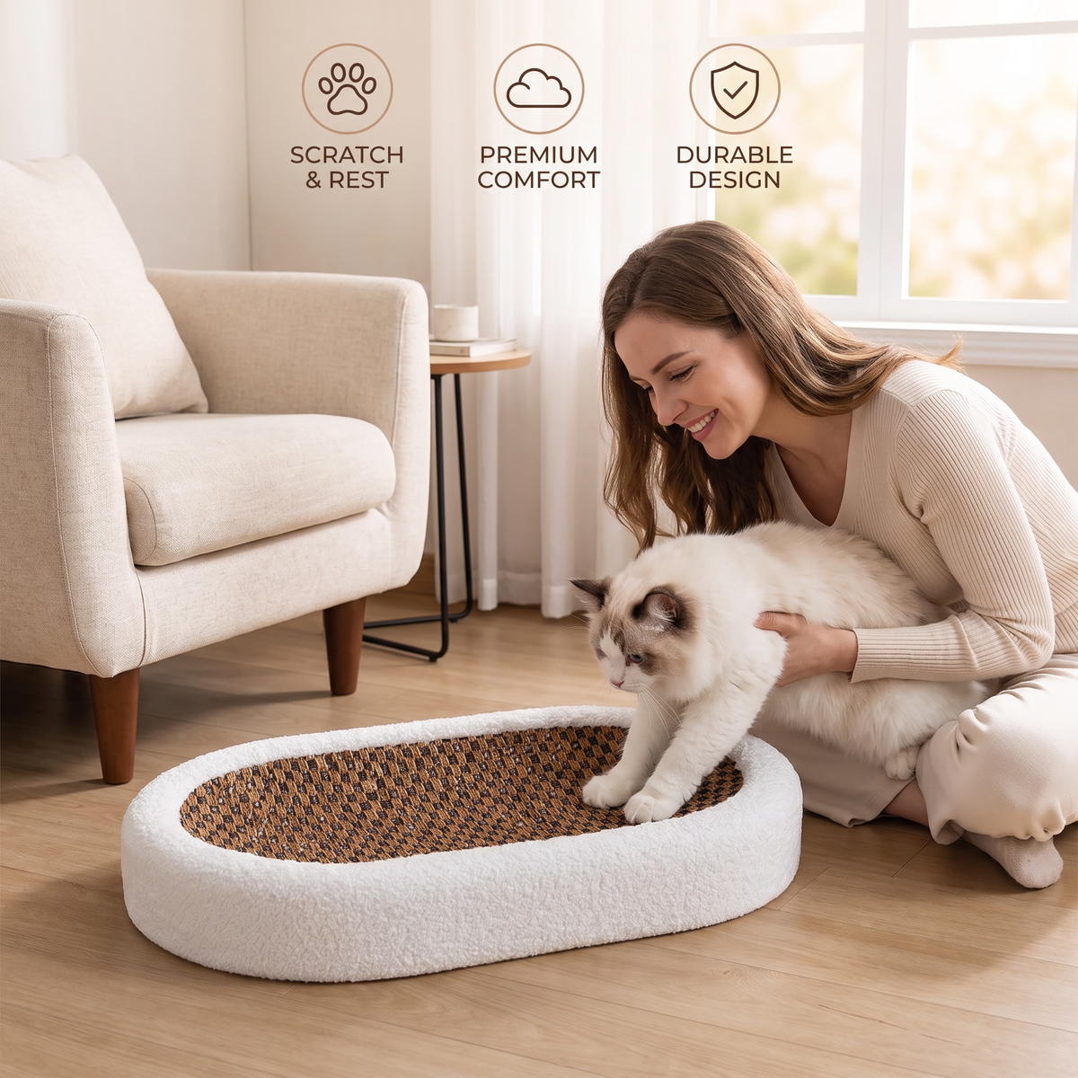 Luxury Scratch - Cat Bed