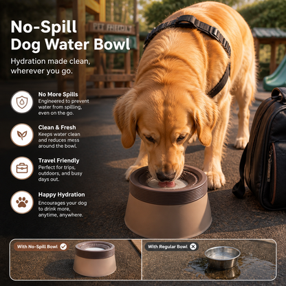 No-Spill Dog Water Bowl