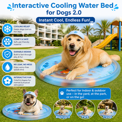 Interactive Cooling Water Bed for Dogs 2.0