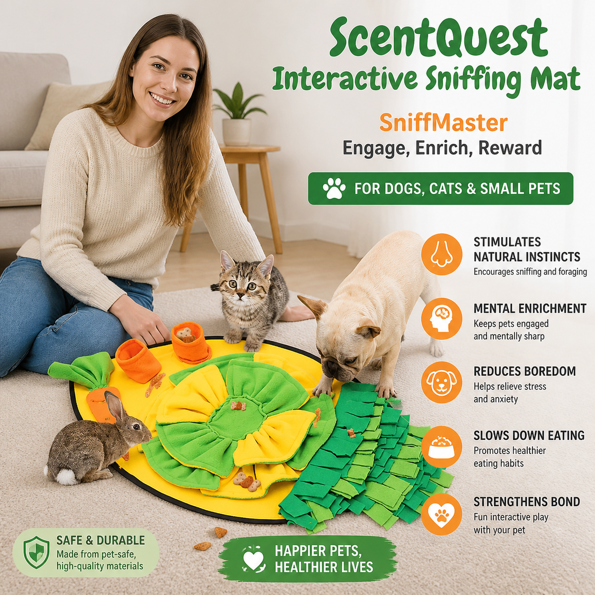 ScentQuest Interactive Sniffing Mat – SniffMaster