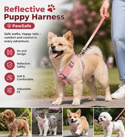 Reflective Puppy Harness – PawSafe