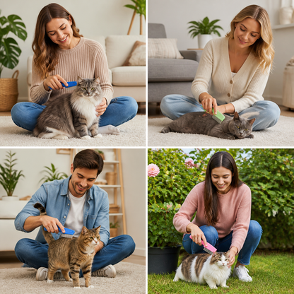 Flea-Free: Gentle Grooming for Your Cat
