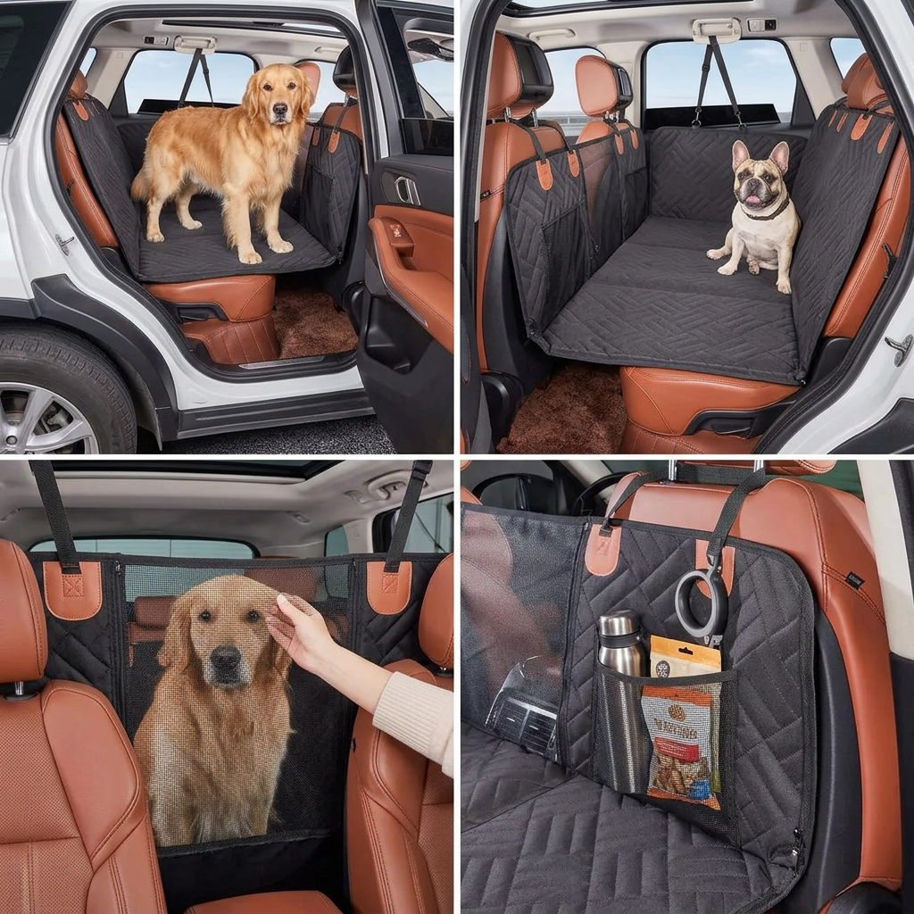 Hard Bottom Car Seat Extender for Dogs