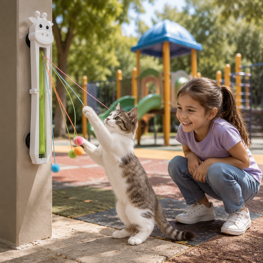 Automatic Cat Teaser Toy for Interactive & Independent Play