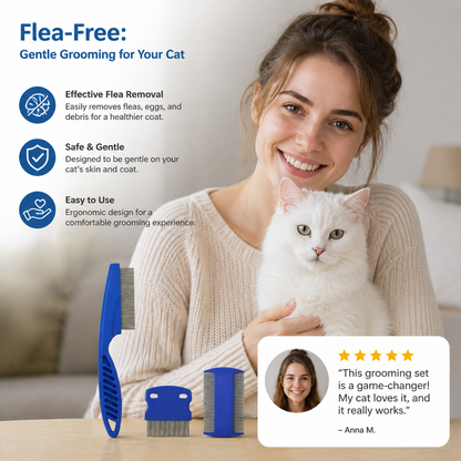 Flea-Free: Gentle Grooming for Your Cat