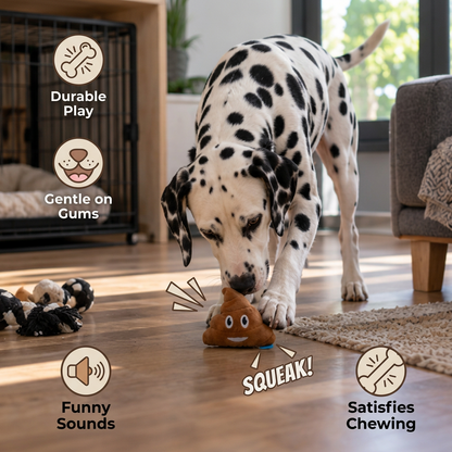 Farting Plush Dog Toy with 7 Funny Sounds