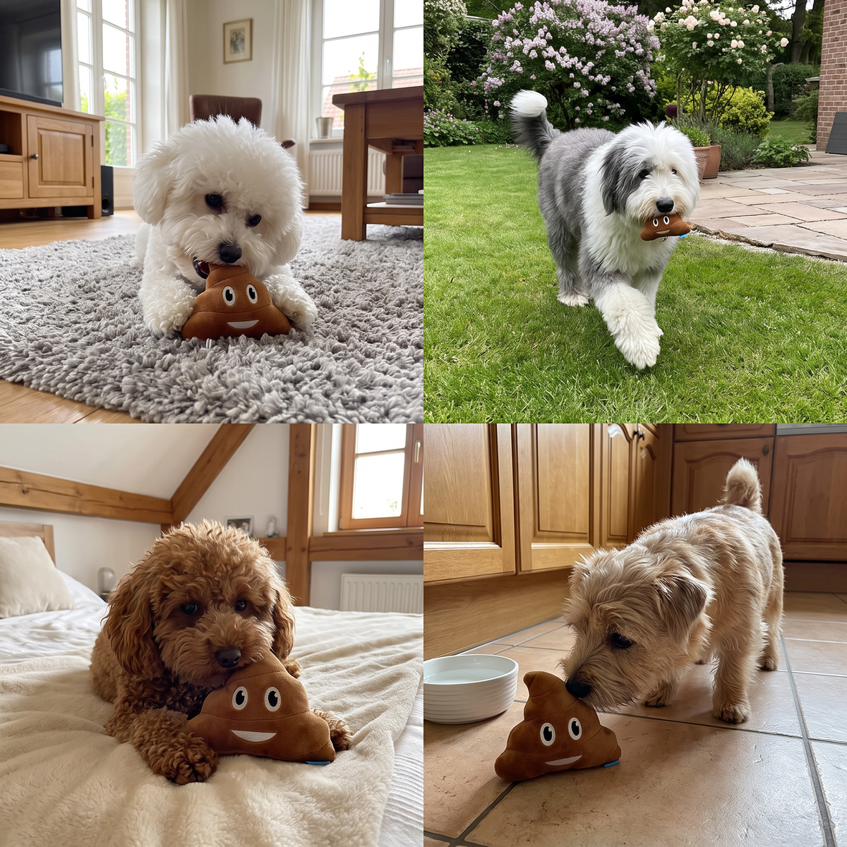 Farting Plush Dog Toy with 7 Funny Sounds