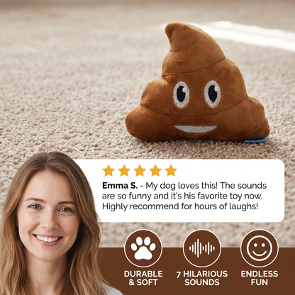 Farting Plush Dog Toy with 7 Funny Sounds