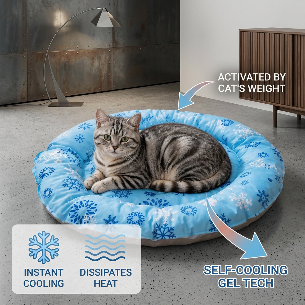 Practical Cooling Mat for Cats – Refreshing Summer Mat for Hot Days