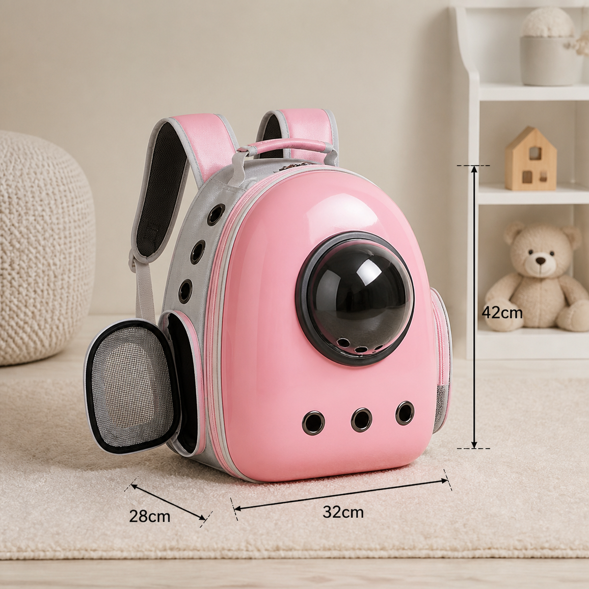 Premium cat carrier backpack