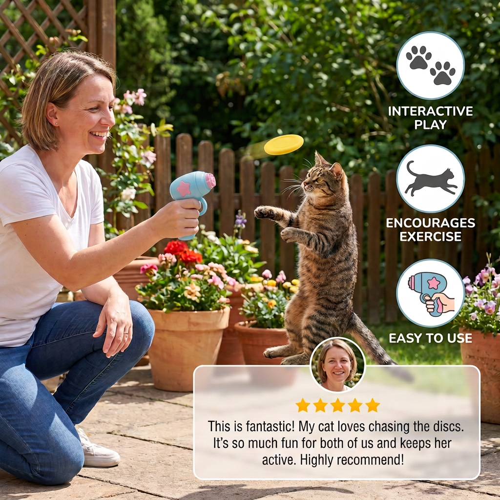 Pet Flying Disc Launcher