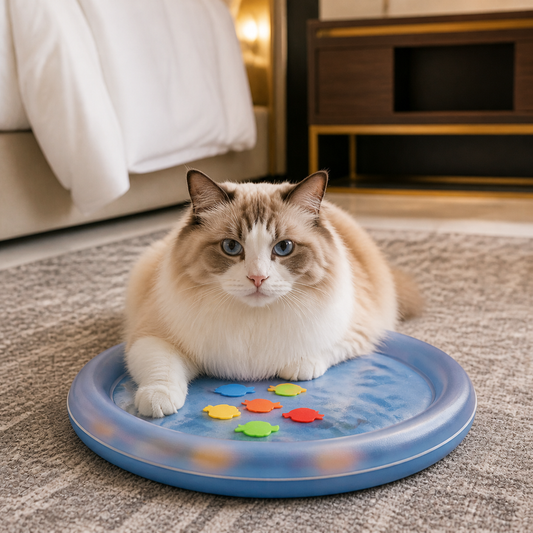 Interactive Cooling Water Bed for Cats 2.0