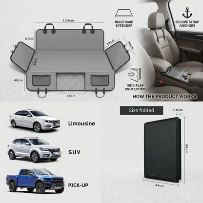 Hard Bottom Car Seat Extender for Dogs