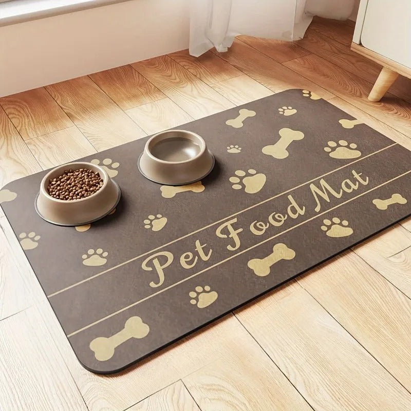 Pet Placemat No Stain Quick Drying Absorbent