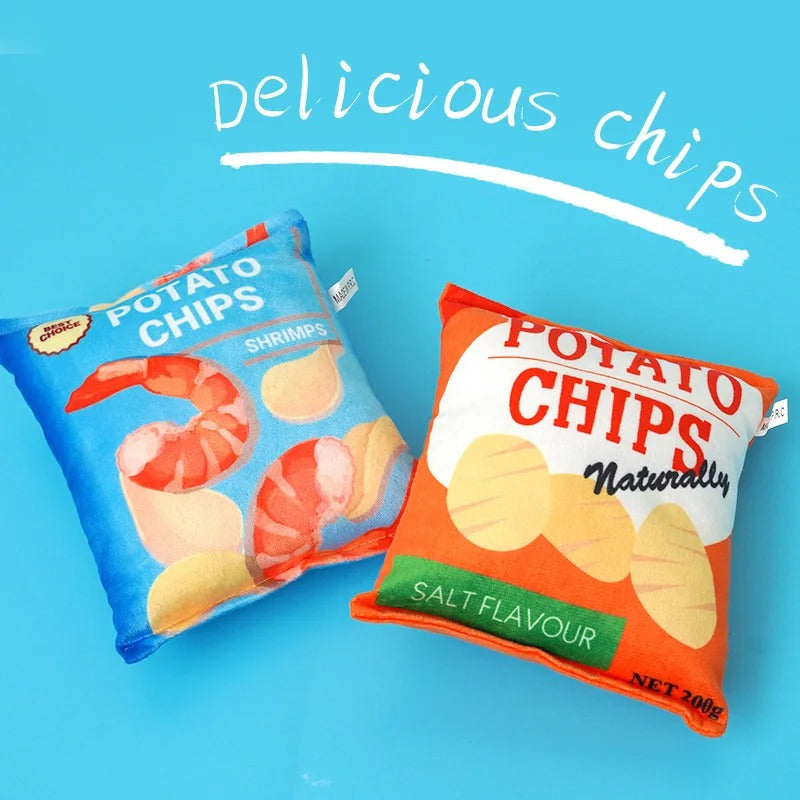 Funny Dog Toy Chips