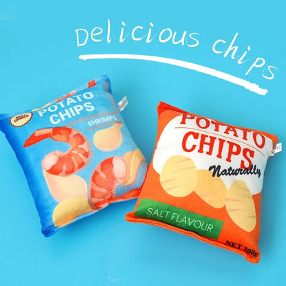 Funny Dog Toy Chips