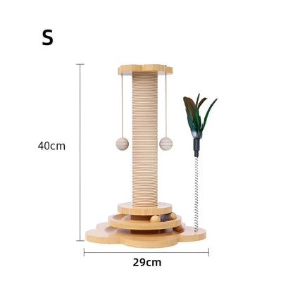 EcoPlay Balls – Wooden Cat Toy