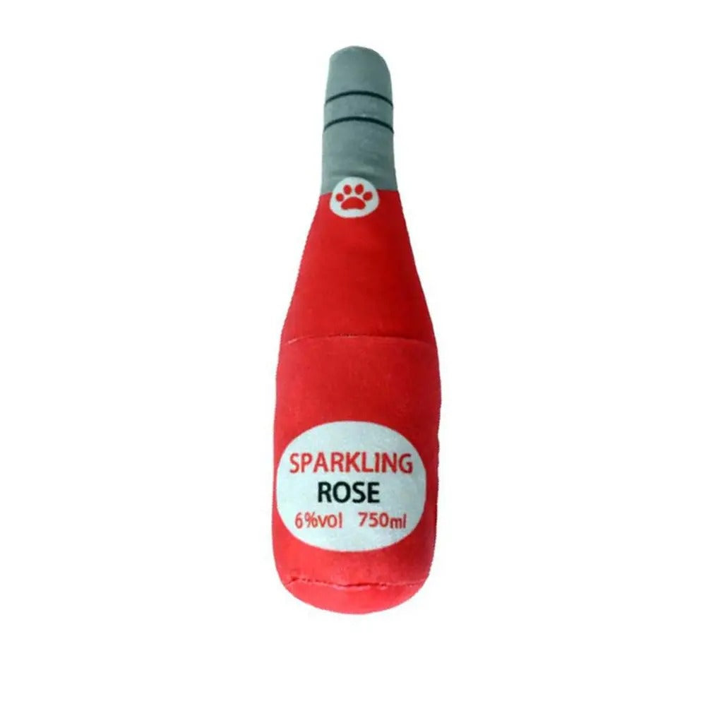 Champagne Bottle Shape Dog Toy