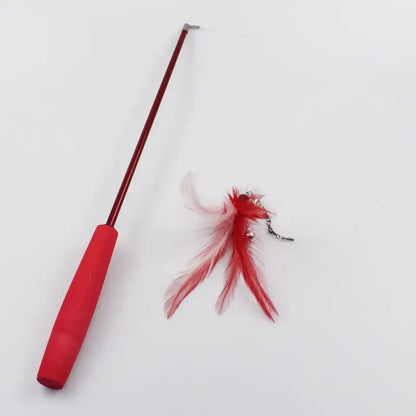Interactive Cat Feather Toy