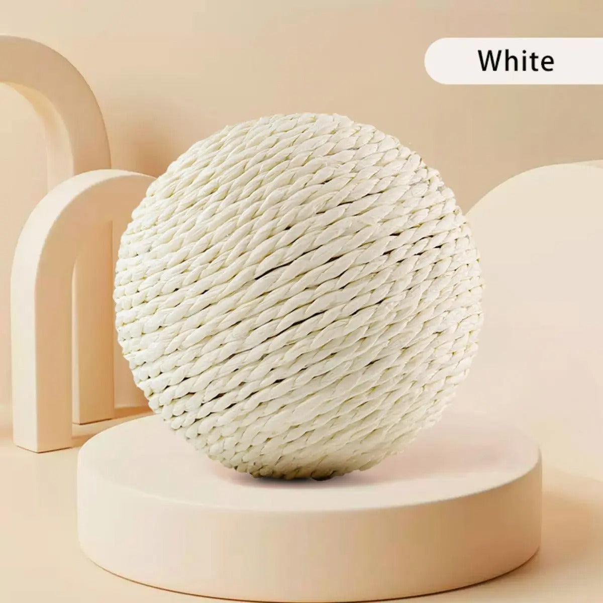 10CM Interactive Sisal Cat Scratching Ball