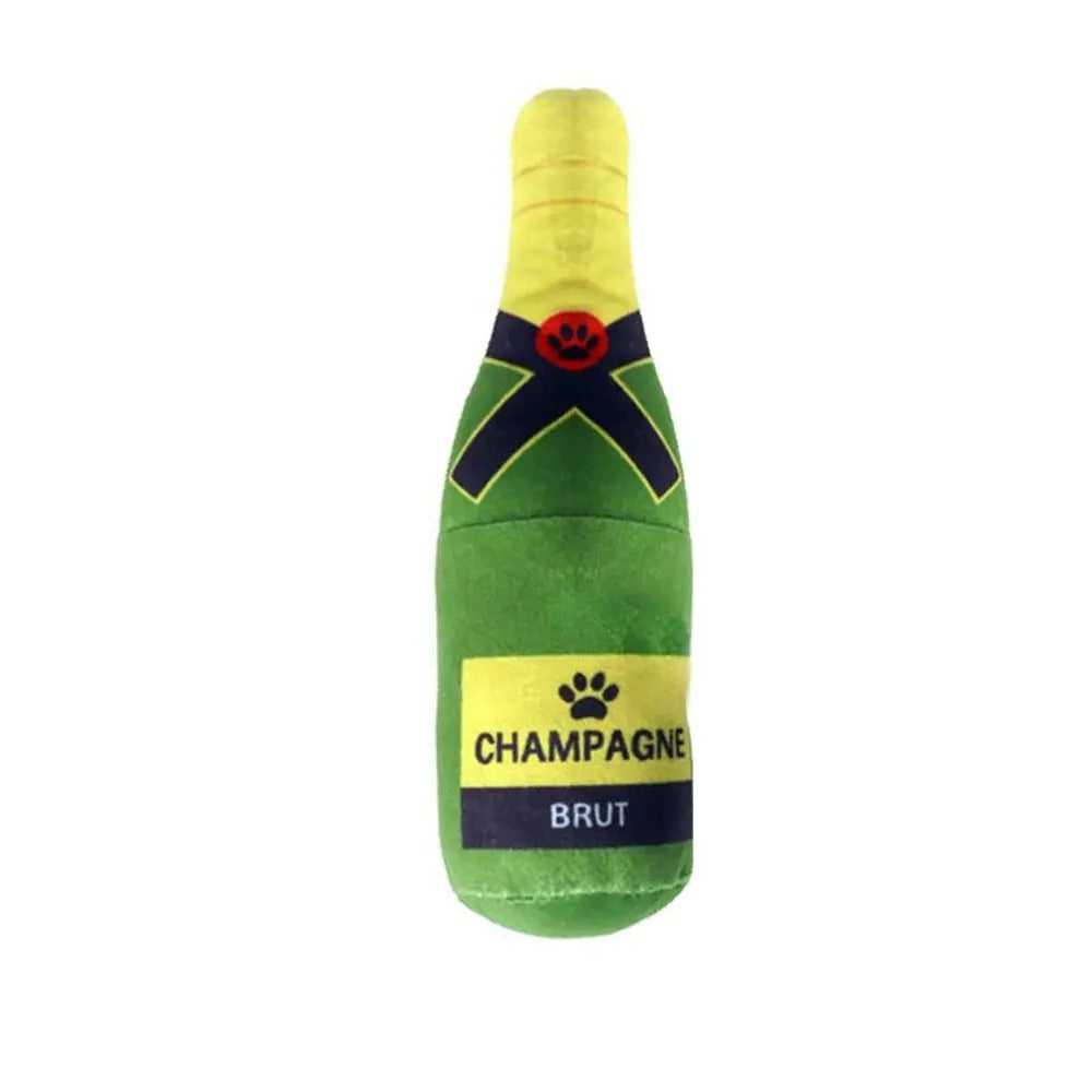 Champagne Bottle Shape Dog Toy