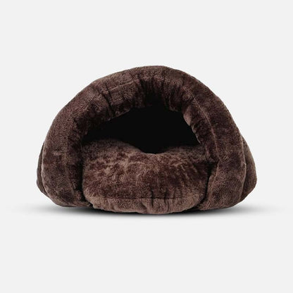 Calming Cave Dog Bed – RelaxNest Comfort