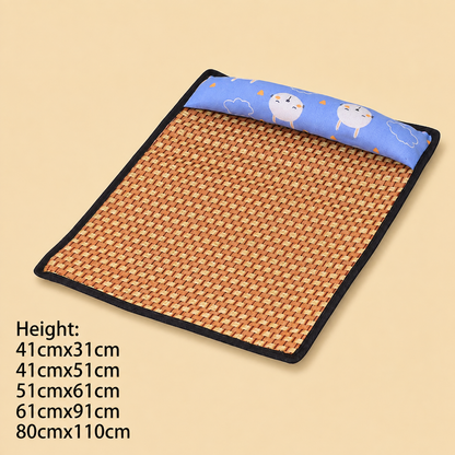 Breathable Rattan Dog Cooling Mat
