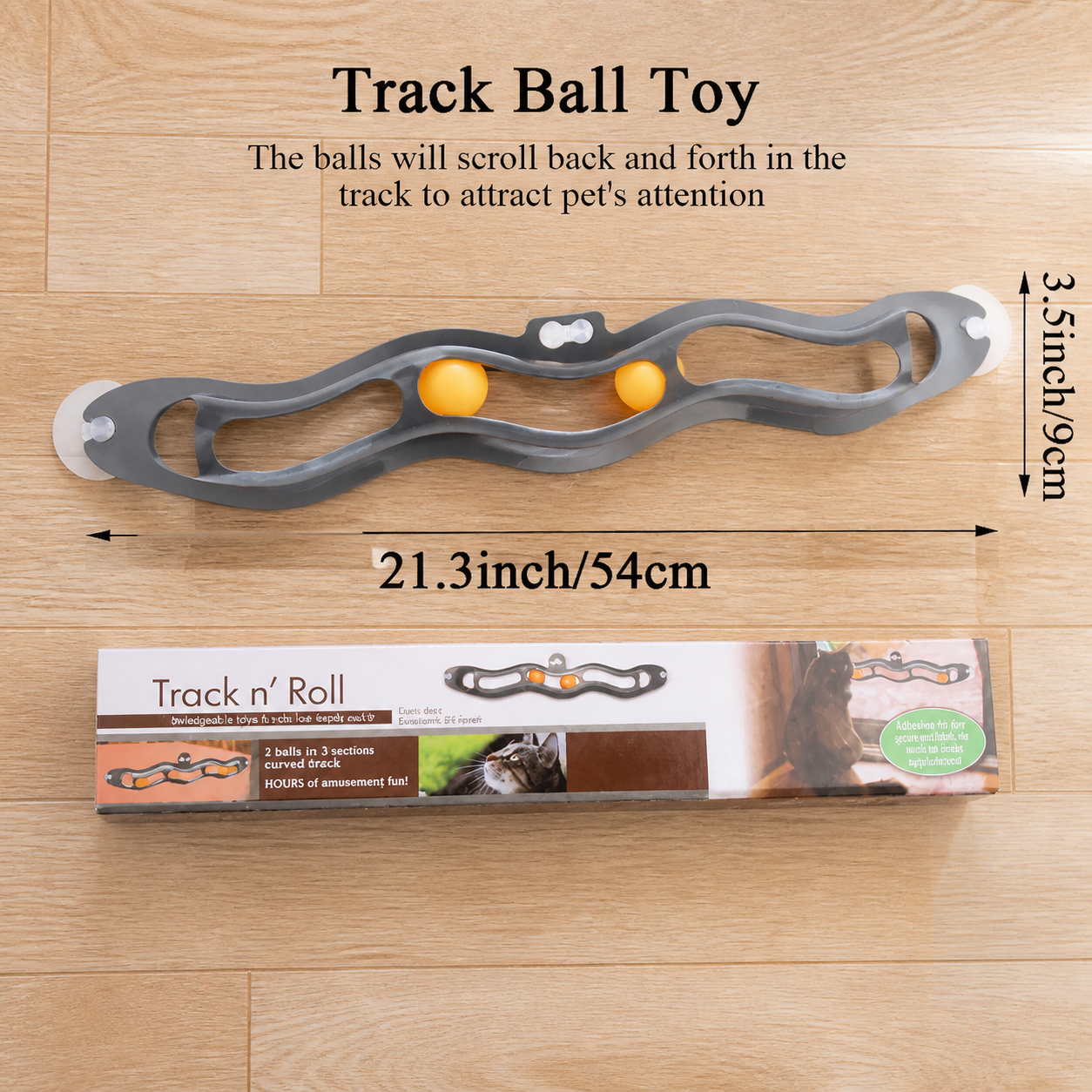 Window Table Tennis Cat Toy