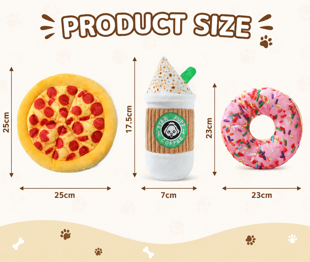 Dog Toy Doughnut Pizza Shape