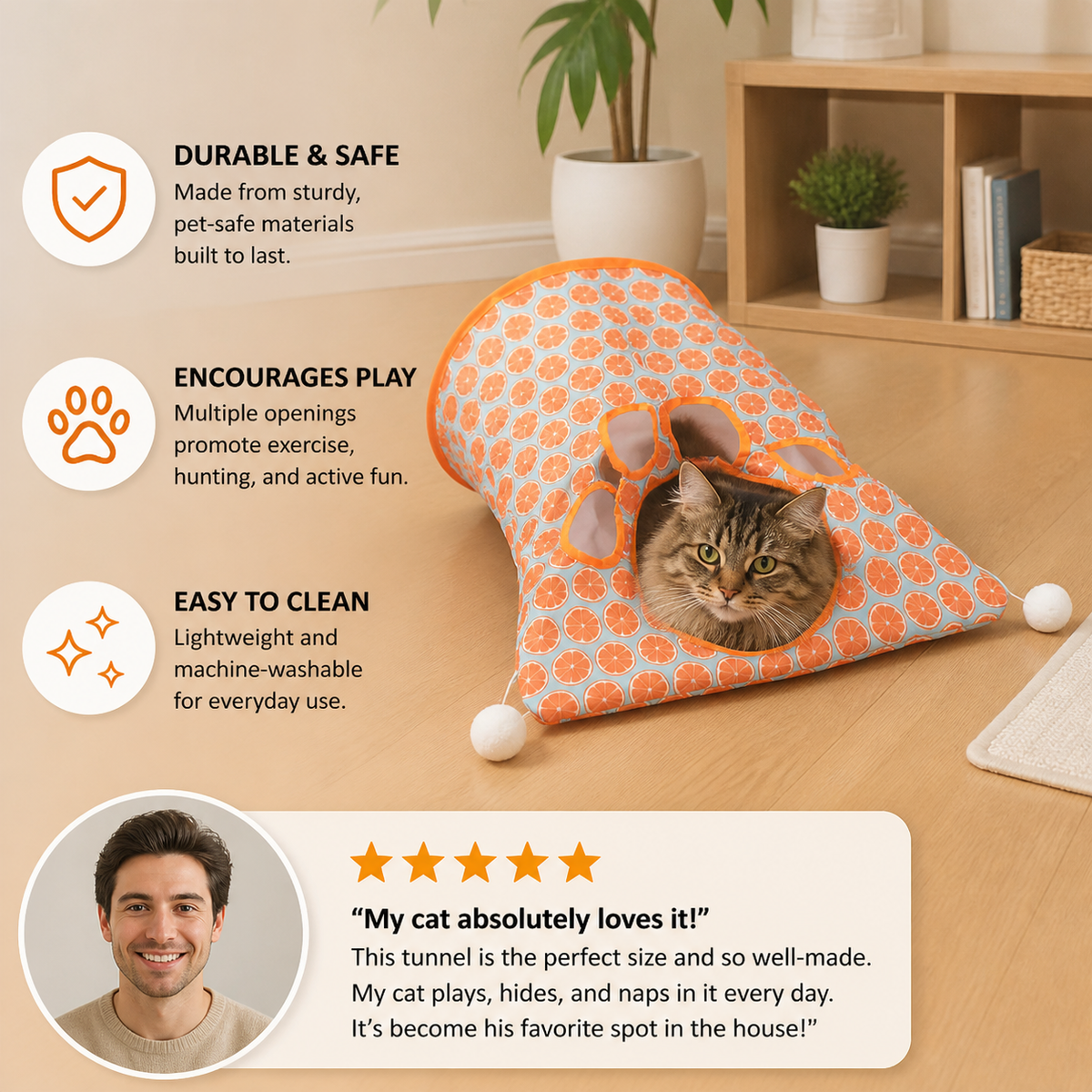 Cat Tunnel Toy