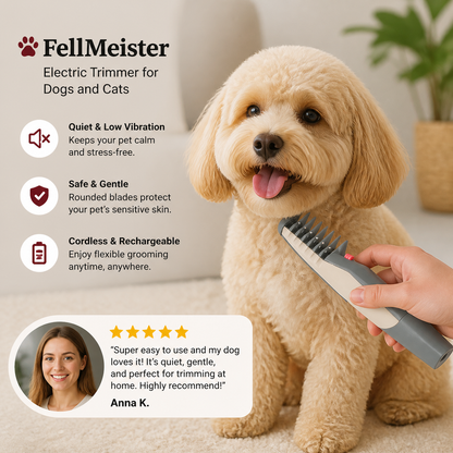 Electric Trimmer for Dogs and Cats – FellMeister