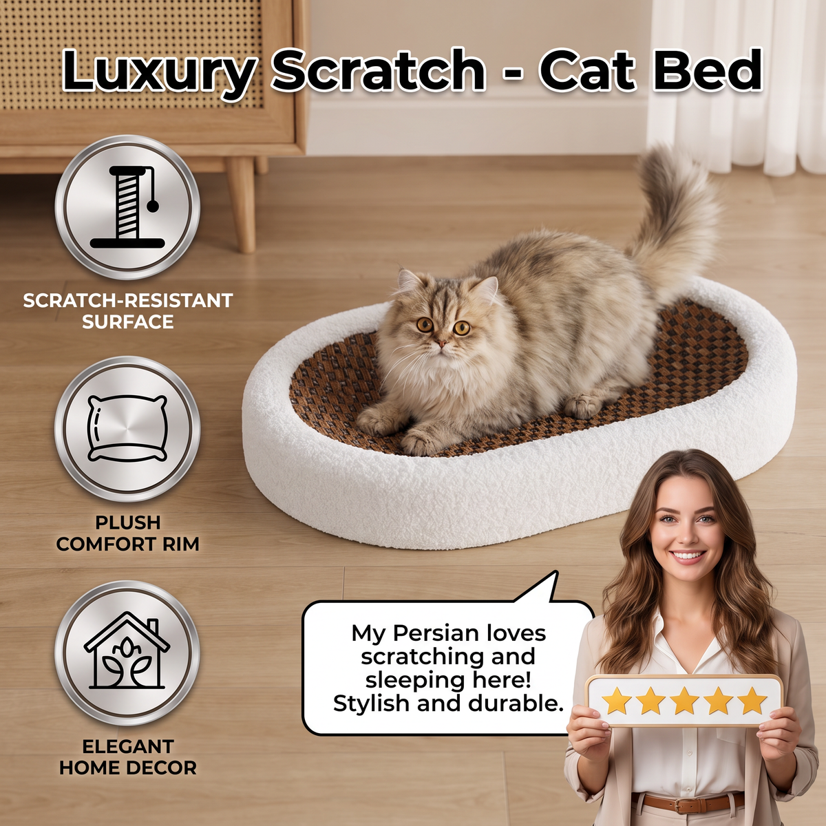 Luxury Scratch - Cat Bed