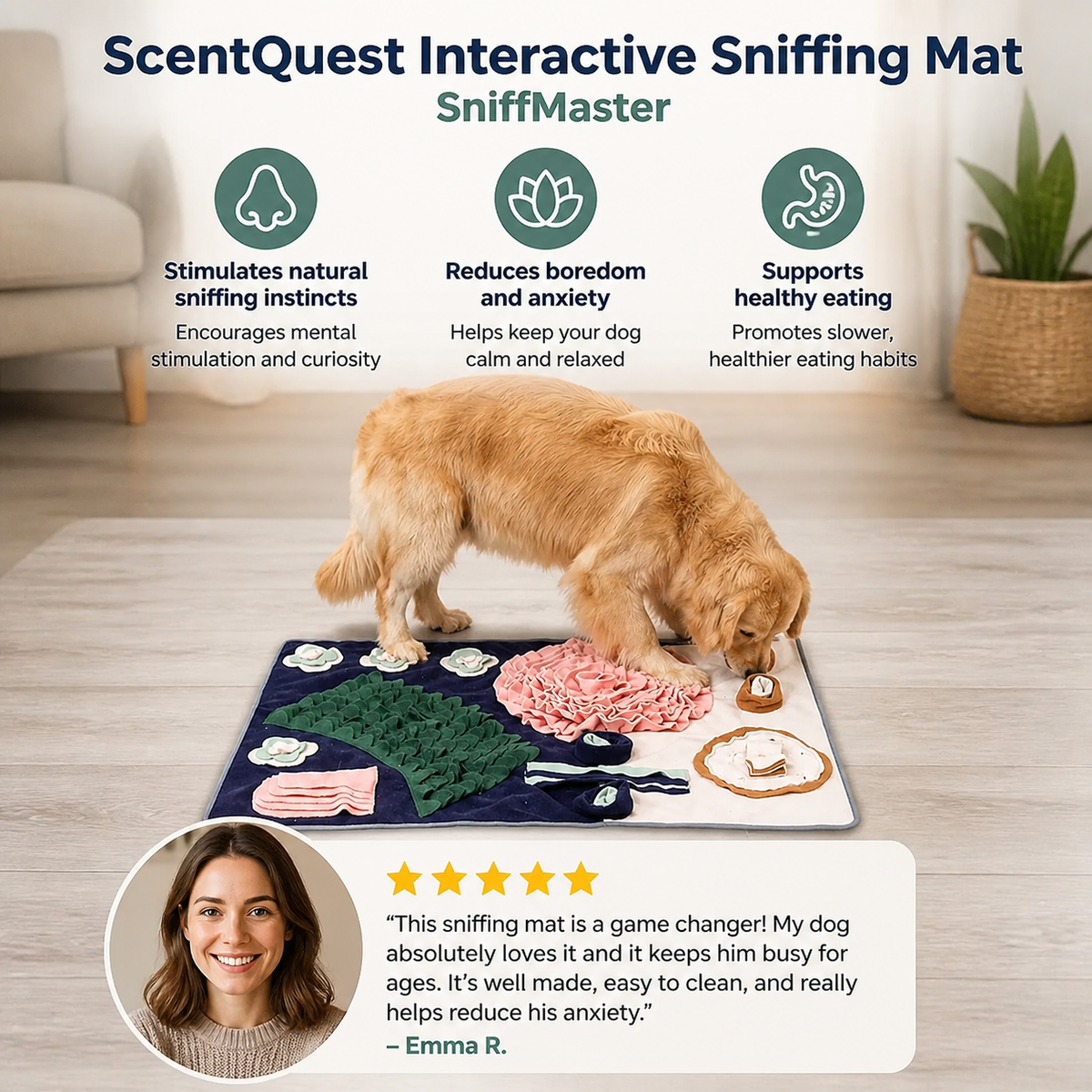 ScentQuest Interactive Sniffing Mat – SniffMaster