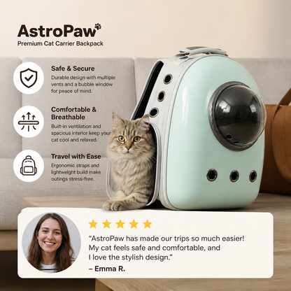 Premium cat carrier backpack