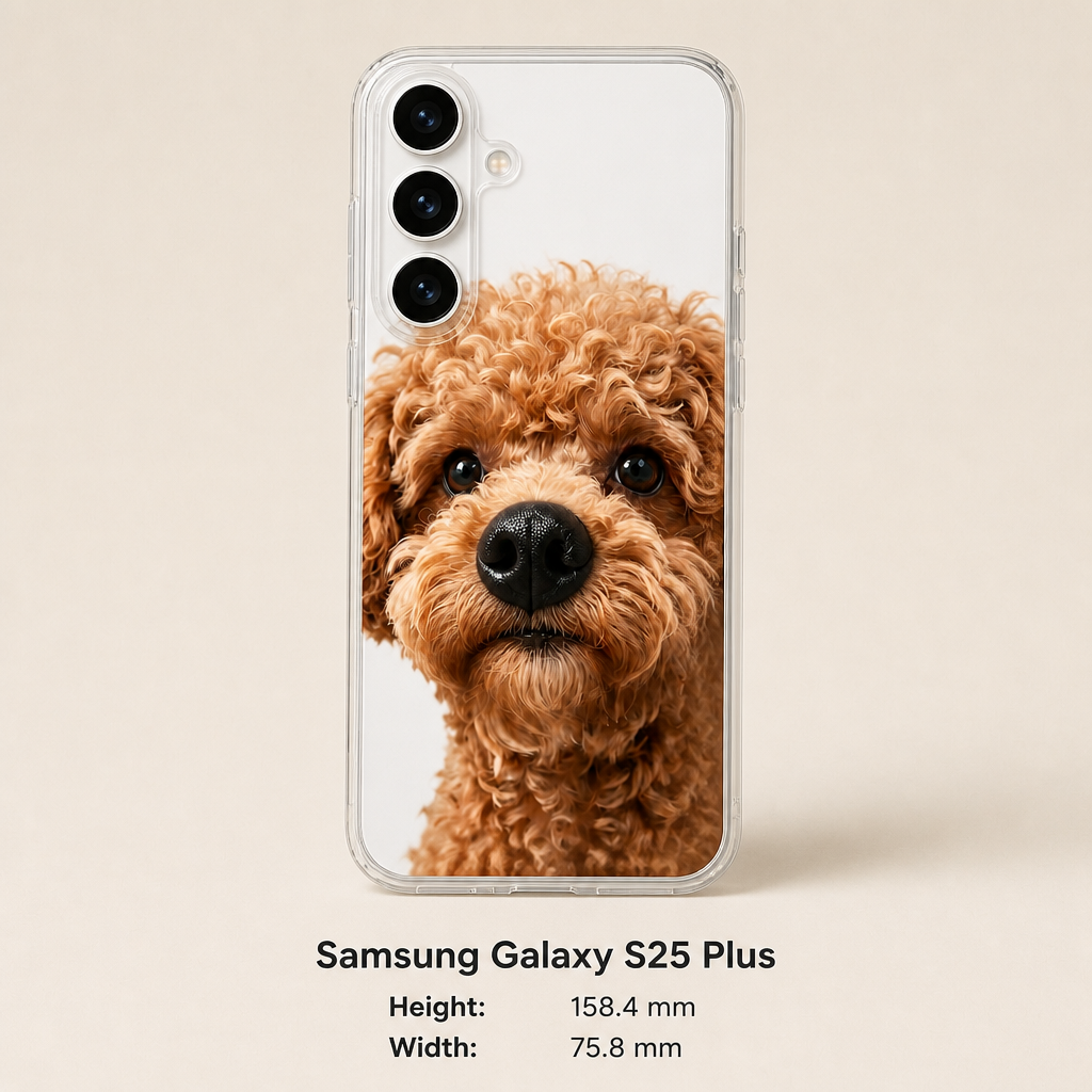 Personalized Pet Photo Phone Case with 3D Squeezable Nose