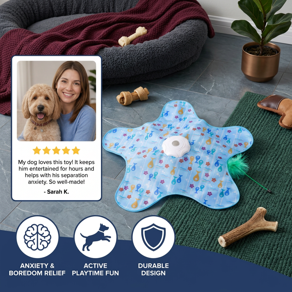 HuntingFun Dog Pro – Automatic Dog toy for stress relief and playtime fun
